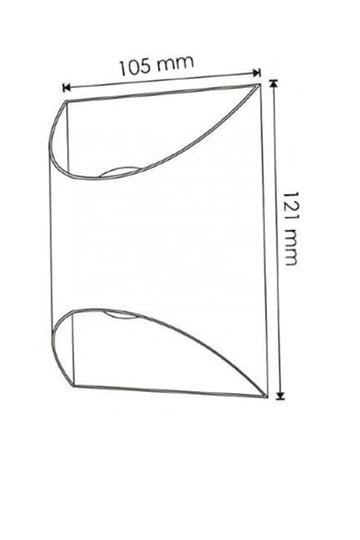 Aplique Pared LED NEGRO/DORADO 6W - Imagen 2