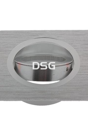 Aro basculante cuadrado Níquel - Imagen 2