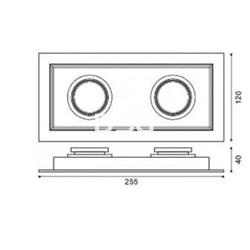 Aro Doble Blanco - Imagen 2