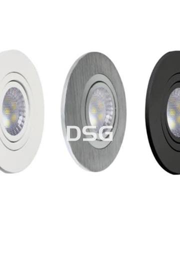 Aro Redondo GU10 Extra Grande 110mm Negro - Imagen 2