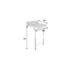 ASIENTO DUCHA VINSON - Imagen 1