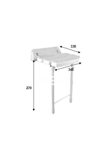 ASIENTO DUCHA VINSON - Imagen 1