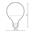 Bombilla LED E27 G125 20W 45K - Imagen 2
