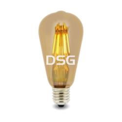 Bombilla LED FILAMENTO E27 ST64 6W - Imagen 1