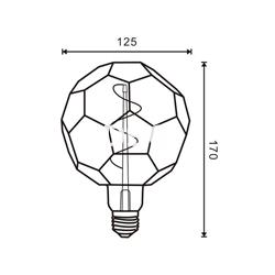 Bombilla LED FILAMENTO Espiral - Imagen 2
