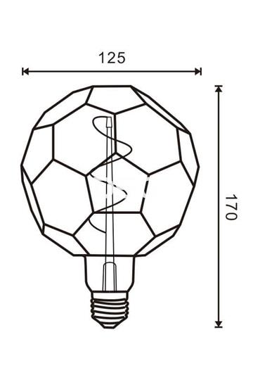 Bombilla LED FILAMENTO Espiral - Imagen 2