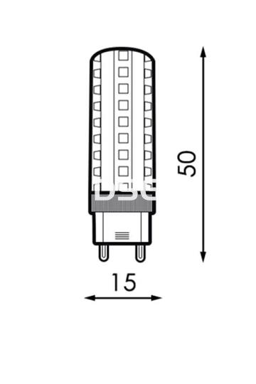 Bombilla LED G9 5W - Imagen 2