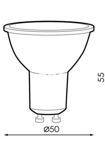 Bombilla LED GU10 SMD PLUS 7W - Imagen 2