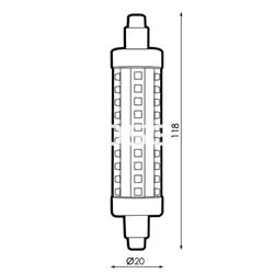 Bombilla LED R7S 10W - Imagen 2