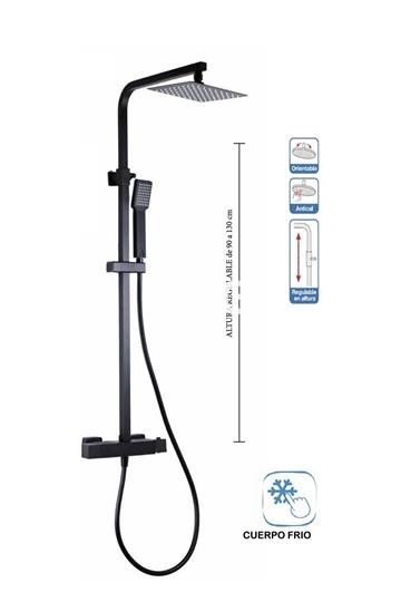 Columna Ducha Indo Black - Imagen 1