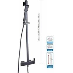 Columna Ducha Nilo Black - Imagen 1