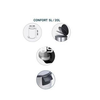 Cubo Cilíndrico Inox 5L - Imagen 2