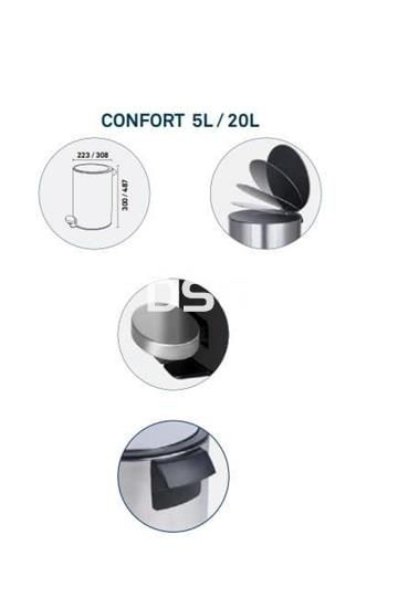 Cubo Cilíndrico Inox 5L - Imagen 2