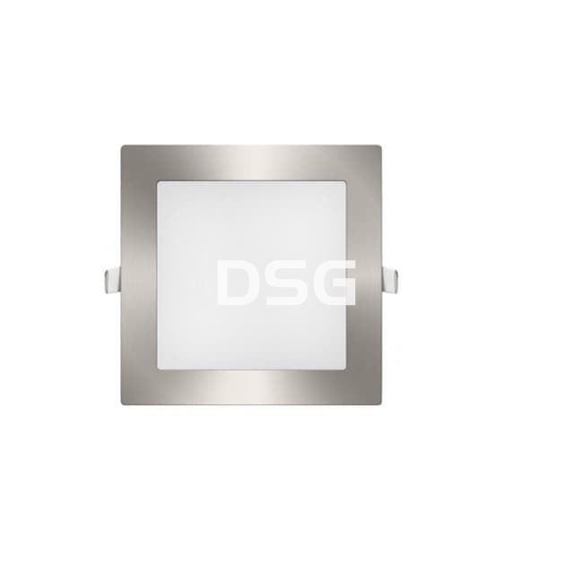 Downlight Cuadrado Niquel 12W CCT - Imagen 1