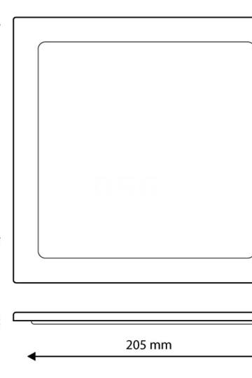 Downlight cuadrado Níquel 18W - Imagen 1