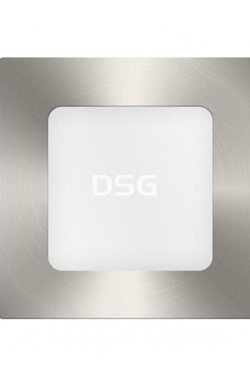 Downlight cuadrado Níquel 9W - Imagen 1