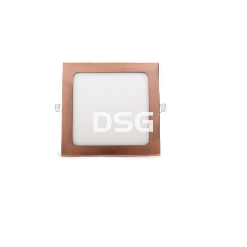 Downlight Cuadrado Slim Bronce 18W - Imagen 1