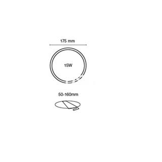 Downlight Lore Redondo Blanco 15W 6000K - Imagen 2