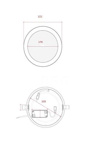 Downlight redondo Slim Bronce 18W - Imagen 2