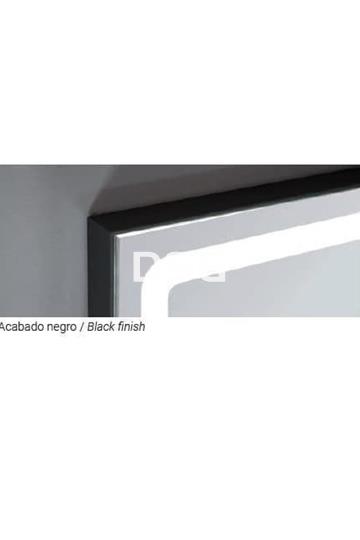 Espejo Emin Acero y Negro - Imagen 2