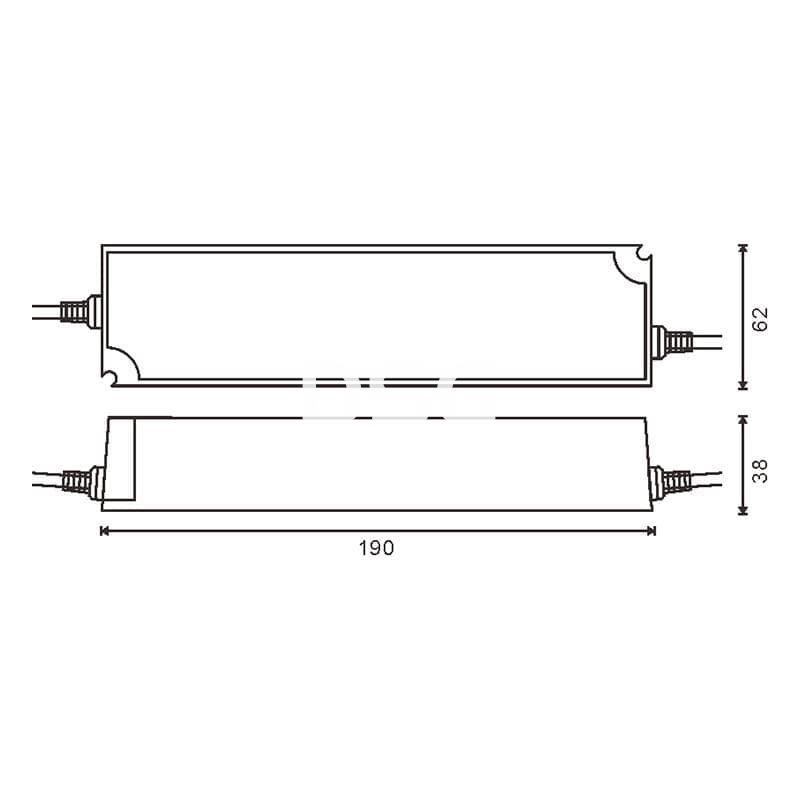 Fuente de Alimentación Tira LED 100W 24VDC - Imagen 2