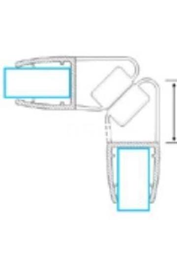 Goma Imán Vértice 90º 2200mm 6mm - Imagen 2