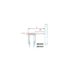 Goma Junta Ala Perpendicular Negra 2200mm 6mm - Imagen 2