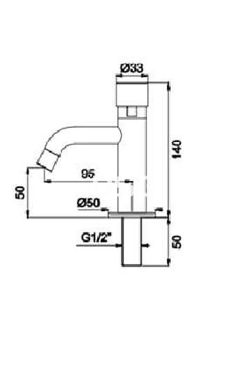 Grifo de Lavabo Temporizado - Imagen 2