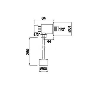 Grifo de Urinario Temporizado - Imagen 2