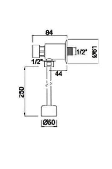 Grifo de Urinario Temporizado - Imagen 2