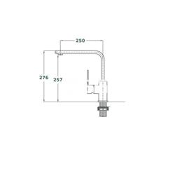 Grifo Monomando Fregadero Hera - Imagen 2