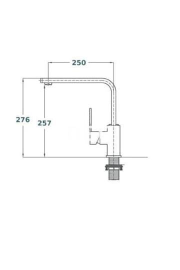 Grifo Monomando Fregadero Hera - Imagen 2