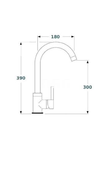Grifo Monomando Fregadero Sirena - Imagen 2