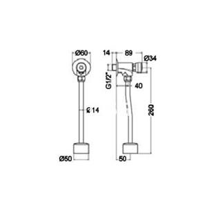 Grifo Urinario Temporizado - Imagen 2