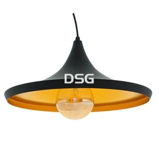 LÁMPARA DE TECHO VINTAGE NEGRA - Imagen 1