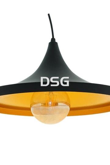 LÁMPARA DE TECHO VINTAGE NEGRA - Imagen 1