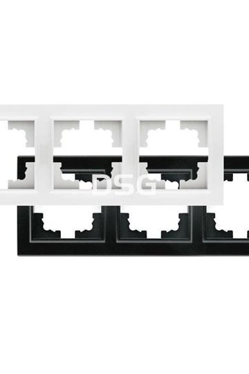 Marco / Interruptor 3 Módulos - Imagen 1