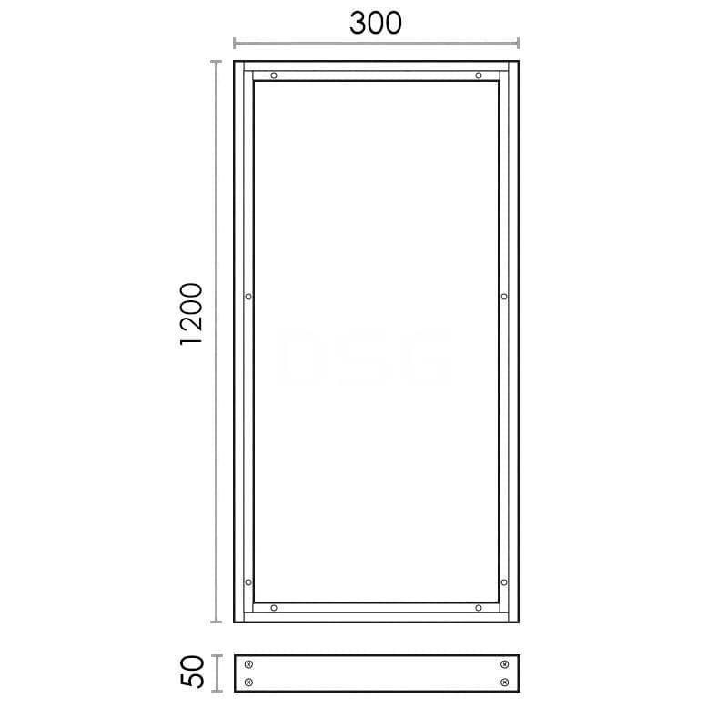 Marco Superficie Panel Blanco - Imagen 4