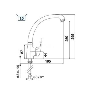 MONOMANDO COCICNA ECO CROMO - Imagen 2
