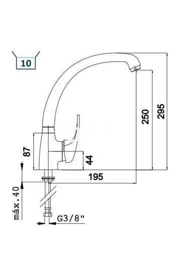 MONOMANDO COCICNA ECO CROMO - Imagen 2