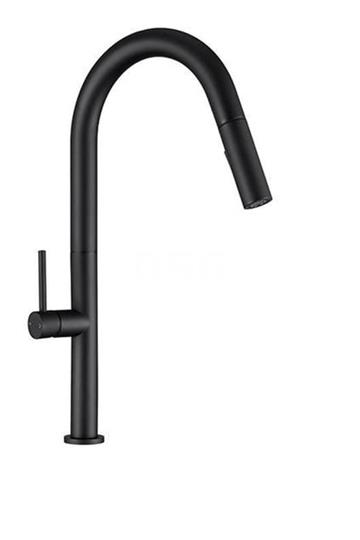 Monomando Cocina Negro Niagara Ducha Extraíble - Imagen 1