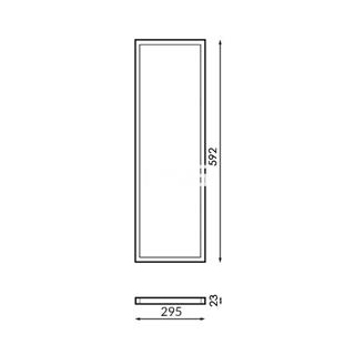 Panel Rectangular Blanco 24W - Imagen 2