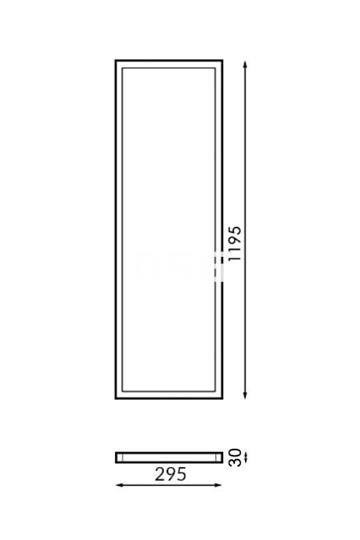 Panel Rectangular Blanco 40W - Imagen 2