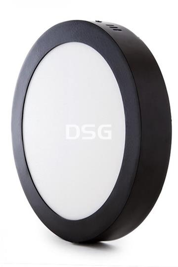 Plafón Circular 18 W Negro, Rojo y Azul - Imagen 1