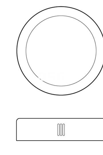 Plafón Circular Blanco 12W - Imagen 2