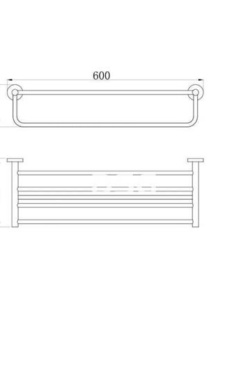 Porta Toallas Luna 600mm - Imagen 2