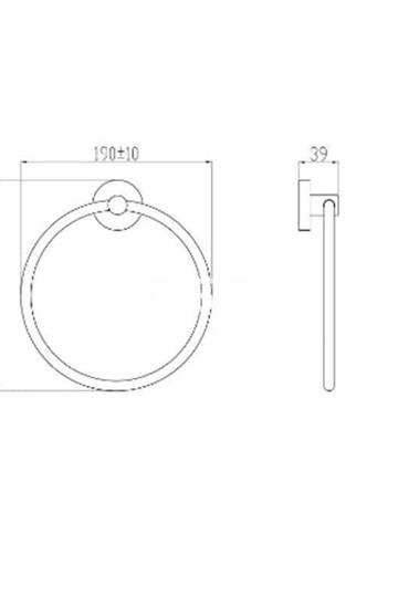 Toallero Aro Luna - Imagen 2