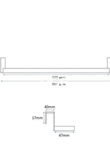 Toallero Doble Casco Cromado - Imagen 2