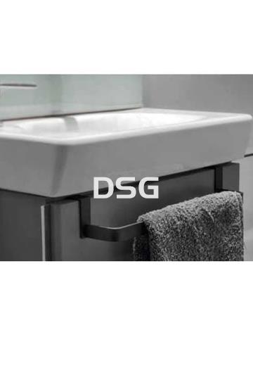 Toallero Negro Orion 29 cm - Imagen 2